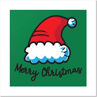 Christmas hat , Christmas funny gnomes Cute Merry Christmas Gift Sticker celebration  concept Posters and Art